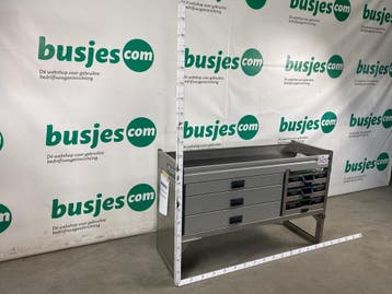 Aluca aluminium bedrijfswageninrichting gebruikt (nr 2425), Ophalen of Verzenden