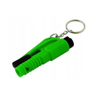 Veiligheidssleutelhanger - 4 in 1 - Groen, Auto diversen, Auto-accessoires, Ophalen of Verzenden, Nieuw