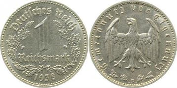 Duitsland 1 Reichsmark 1938 E vz/st J 354, Verzenden
