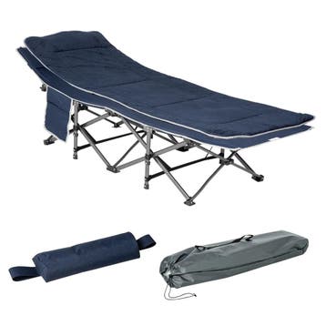 TRUUSK Vouwbaar Campingbed - Met Kussen en Zijtas - Matras -, Verzenden, Nieuw