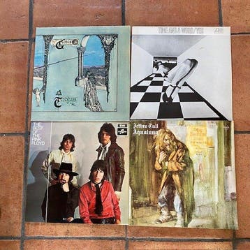 Genesis, Yes, Pink Floyd, Jethro Tull - 4 lps British, Nieuw in verpakking