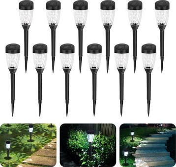 Solar Tuinverlichting - Buitenverlichting - Zonneenergie - 1, Tuin en Terras, Buitenverlichting, Verzenden, Zo goed als nieuw