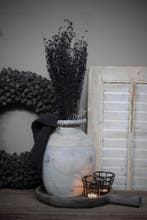 Bos gedroogde zwarte vlas 60 cm, Ophalen of Verzenden, Nieuw