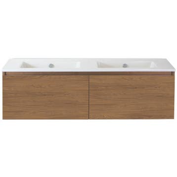 Frozen Badmeubelset 140 cm - Greeplijst in Kleur - Honey -, Ophalen of Verzenden, Nieuw