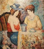In the manner of Mary Varley (XX) - Escena de café