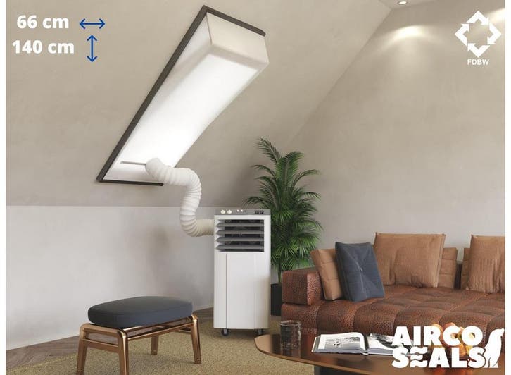 FDBW FK08 - Airco Raamafdichtingskit - 66 x 140 cm -, Witgoed en Apparatuur, Airco's, Nieuw, Verzenden