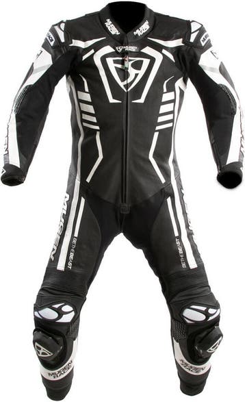 MUGENRACE Predator Zwart Wit Geperforeerd 1-Delig Motorpak, Nieuw met kaartje, Overall, MUGENRACE, Heren