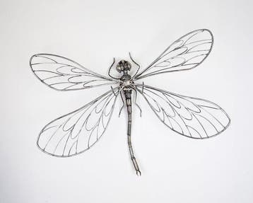 LACHERY Renaud - Sculpture métal Libellule