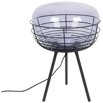 Zuiver Smokey Tafellamp Zwart - Nieuw in verpakking -, Ophalen of Verzenden, Nieuw, Glas