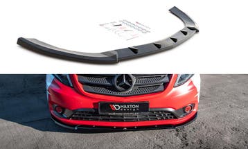 Voorspoiler V.2 Mercedes Vito W447 FL Maxton Glans Zwart, Auto-onderdelen, Ophalen of Verzenden, Nieuw