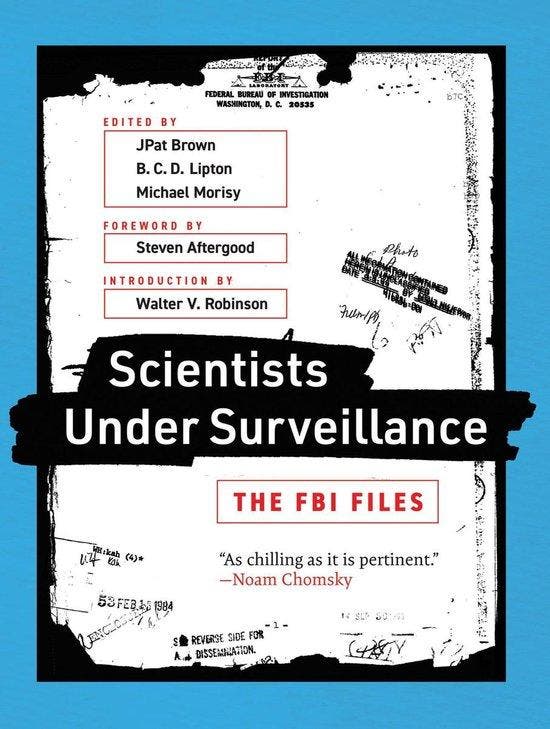 The MIT Press- Scientists Under Surveillance - Jpat Brown, Boeken, Taal | Engels, Zo goed als nieuw, Verzenden
