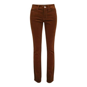 Cambio • bruine fluwelen Paris jeans • 34, Cambio, Verzenden, Nieuw