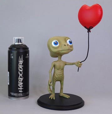 Truteau (1970) - Alien With Balloon (Red)