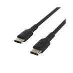 Belkin boost charge USB-C naar USB-C kabel 1 meter zwart, Telecommunicatie, Ophalen of Verzenden, Nieuw, Apple iPhone