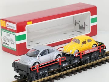 LGB 43590 Beetle Express (Goederenwagons Standaard), Overige typen, Ophalen of Verzenden, Zo goed als nieuw, LGB