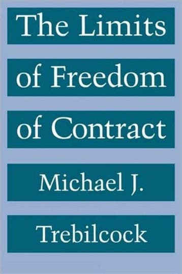 The Limits of Freedom of Contract - M. J. Trebilcock, Verzenden, Gelezen, M. J. Trebilcock