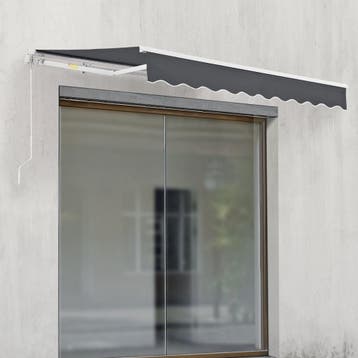 Zonnescherm Bitonto luifel handbediend met knikarm 350x250 c, Verzenden, Nieuw