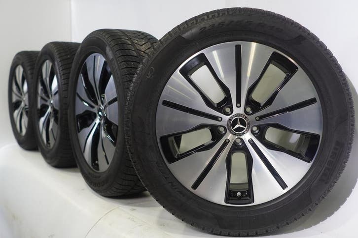 Mercedes EQC N293 C293 19 inch velgen Pirelli Runflat Winter, Auto-onderdelen, Banden en Velgen, Velg(en), Gebruikt, 19 inch, Winterbanden
