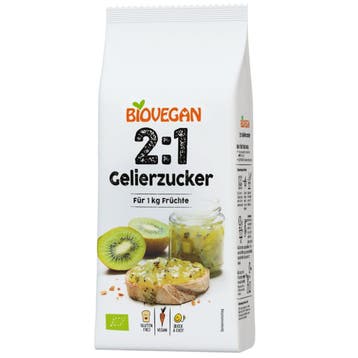BioVegan Geleisuiker 2:1 Biologisch 500g, Verzenden, Nieuw