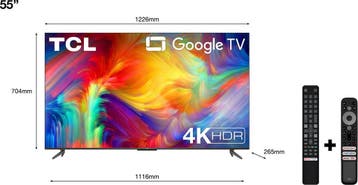 TCL 55P731 - 55 inch - 4K LED - 2022, Audio, Tv en Foto, Televisies, Verzenden, Nieuw