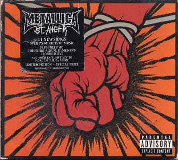 Metallica – St. Anger (CD, DVD, 2003), Cd's en Dvd's, Ophalen of Verzenden, Gebruikt