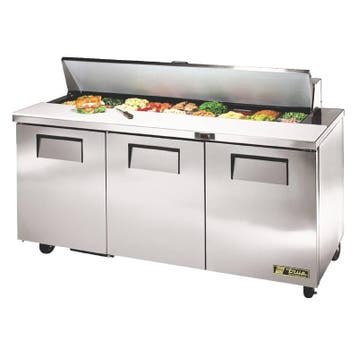 3 deuren saladette, 538 liter, geleverd met 18x1 / 6 GN-b..., Verzenden, Nieuw in verpakking