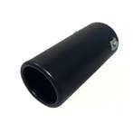 Zwart uitlaatsierstuk Rond klein - passend 35-66 mm, Verzenden, Nieuw