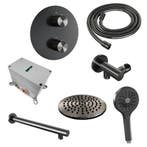 Brauer Gunmetal Carving Thermostatische Regendoucheset, Ophalen of Verzenden, Nieuw