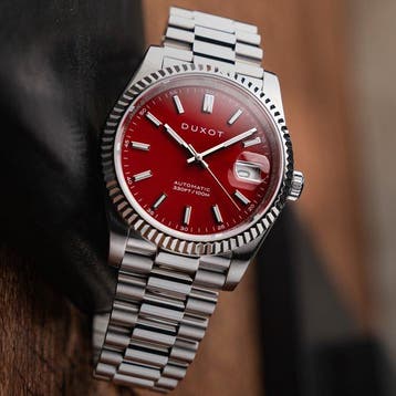 Duxot - Automatic - Sapphire - Firebrick Red - NEW - Heren -, Nieuw