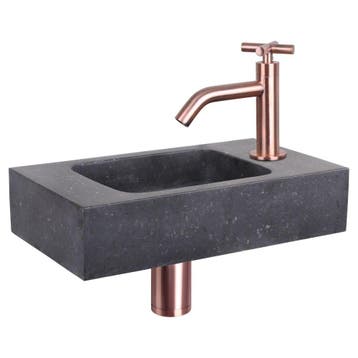 Differnz fonteinset bombai black - natuursteen - kraan kruis, Verzenden, Nieuw