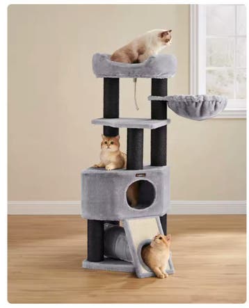 Duurzame Krabpaal – 141cm Hoog, Dikke Kolommen, Krabmeubel, Dieren en Toebehoren, Verzenden, Nieuw, Krabpaal