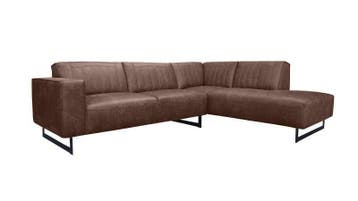 Hoekbank Scherpenisse - hoekbanken - Bruin, Nieuw, 150 cm of meer, Stof, 200 tot 250 cm