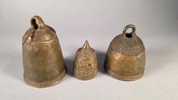 Bronzen bel - Ife - Benin-Nigeria (Zonder minimumprijs), Antiek en Kunst