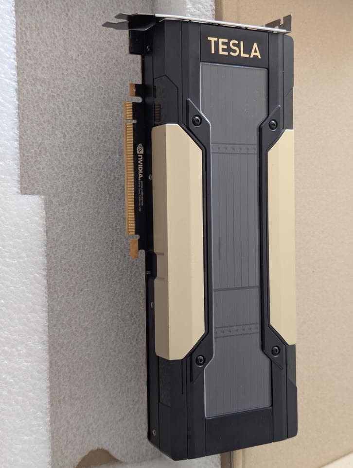 NVIDIA Tesla V100-PCIE-32GB GPU 0421319044051, Computers en Software, Videokaarten, Nieuw