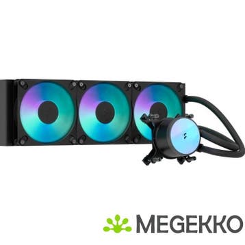 Fractal Design Radius 360 RGB, Black, Verzenden, Nieuw