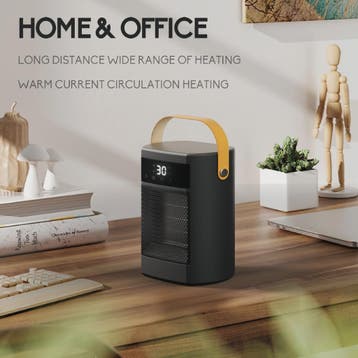 Compacte Keramische Kachel met Thermostaat - Stille Mini Ver, Verzenden, Nieuw