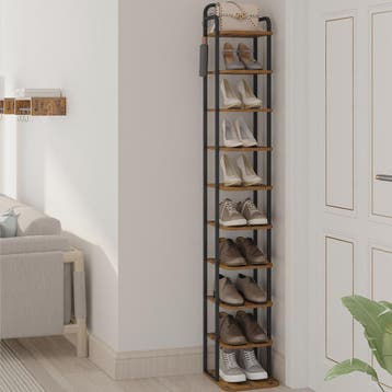 Verticale Schoenendrager Hout - Stijlvolle Schoenen Organize, Verzenden, Nieuw