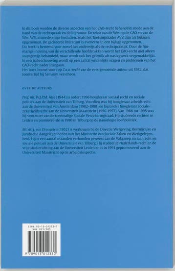 CAO-recht 9789013012330 J. van Drongelen, Boeken, Verzenden, Gelezen, J. van Drongelen