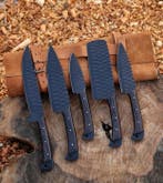 HHH - Keukenmes - Kitchen knife set - koksmes - Palissander,, Antiek en Kunst