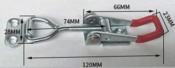 Spansluiting verstelbaar 70mm - met 180kg houdkracht, Verzenden, Nieuw