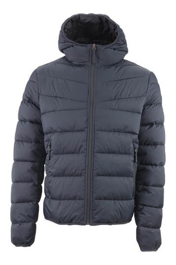 Napapijri Winterjas in maat L Blauw, Kleding | Heren, Verzenden, Zo goed als nieuw, Blauw, Napapijri
