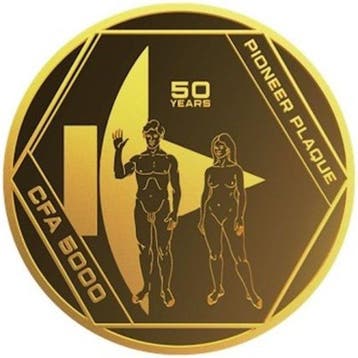 Tsjaad. 5000 Francs 2022 1/10 oz 5000 Francs Chad Pioneer
