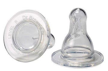 Dr Browns Prematuur Smalle Hals Speen 2 stuks, Verzenden, Nieuw