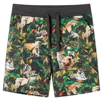 vidaXL Kindershorts met trekkoord 116 oudpetrol, Verzenden, Nieuw