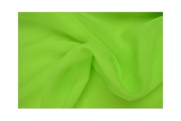 15 meter chiffon stof - limoen groen, 120 cm of meer, Ophalen of Verzenden, Polyester, Groen