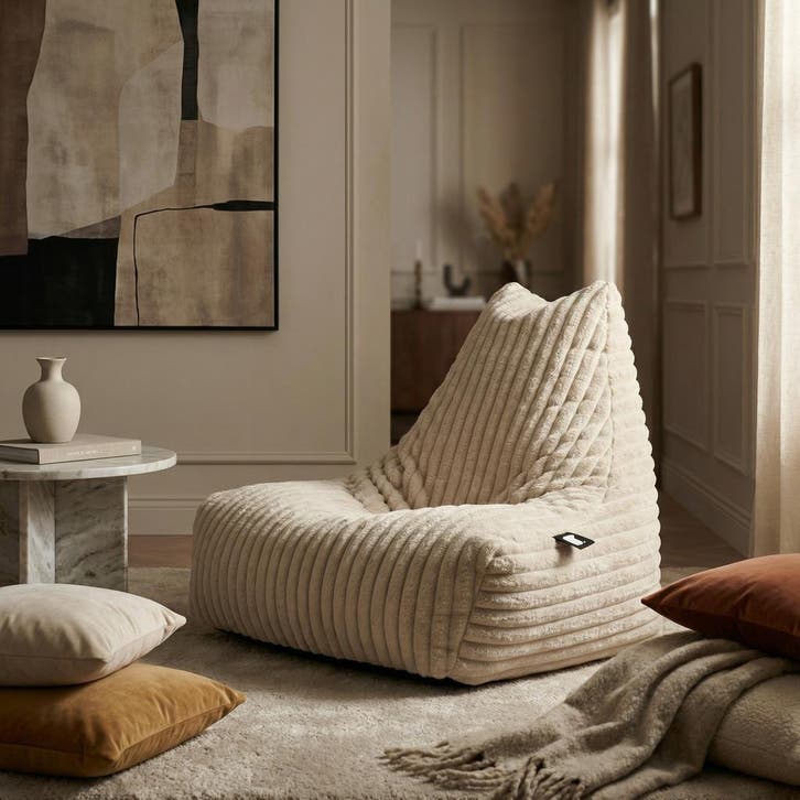 B-Bag Mighty-B Cord - Naturel, Huis en Inrichting, Zitzakken, Verzenden