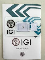 1 pcs Diamant (Natuurlijk) - 0.32 ct - Rond - E - VVS2 -, Sieraden, Tassen en Uiterlijk, Edelstenen, Nieuw