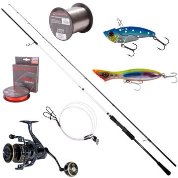 Ultimate Bluecore Seabass Lure Hengelset 2.90m (15-40g), Verzenden, Nieuw