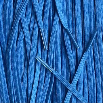 Smalle veters - Blauw • 120  cm x 4 mm, Ophalen of Verzenden, Nieuw