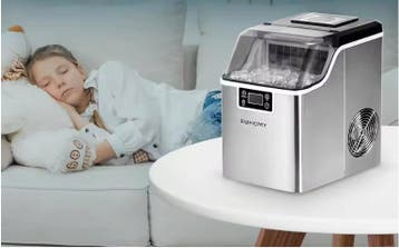 IJsblokjesmachine 24kg/24u – RVS IJs Maker met Timer, Verzenden, Nieuw
